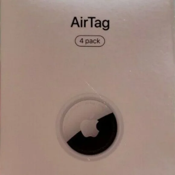 New 4 Pack Genuine Apple AirTag Bluetooth Tracker - Silver (MX542AM/A) NWT - Picture 1 of 2
